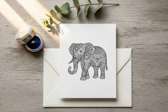 Download Elephant Mandala Coloring Page - Premium Resources